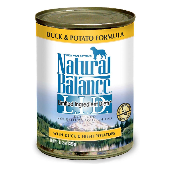 Natural Balance Limited Ingredient Diets Duck & Potato Formula Canned Dog Food 13oz - Mutts & Co.