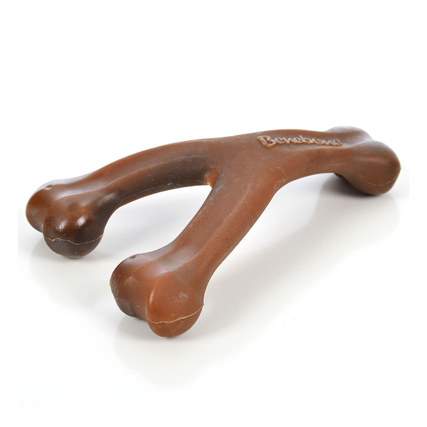 Benebone Peanut Butter Flavored Wishbone Dog Chew Toy - Mutts & Co.
