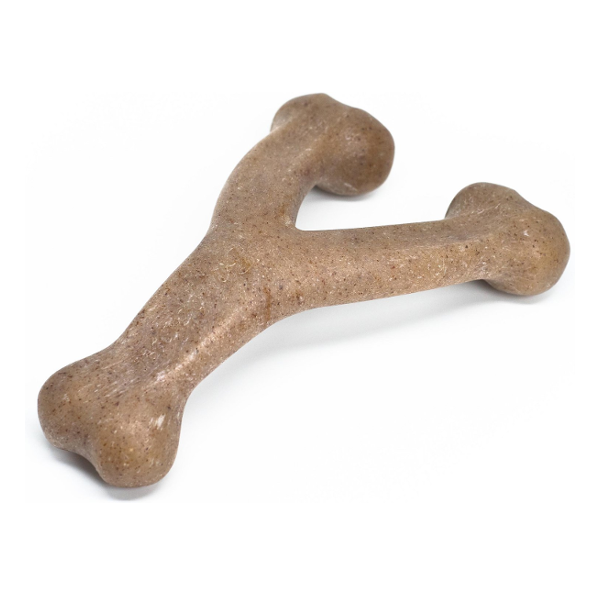 Benebone Bacon Flavored Wishbone Dog Chew Toy - Mutts & Co.