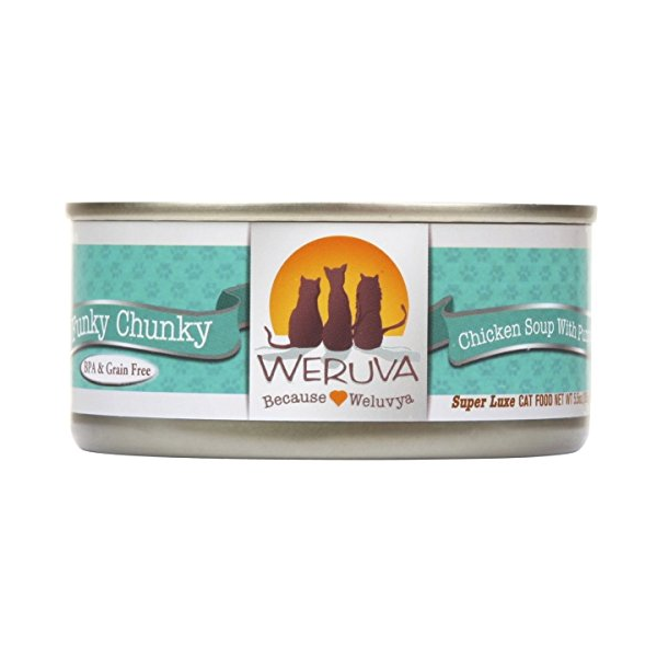 Weruva Funky Chunky Chicken Soup with Pumpkin Canned Cat Food - Mutts & Co.