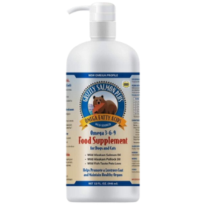 Grizzly Salmon Oil Plus Dog Food Supplement 16 oz - Mutts & Co.