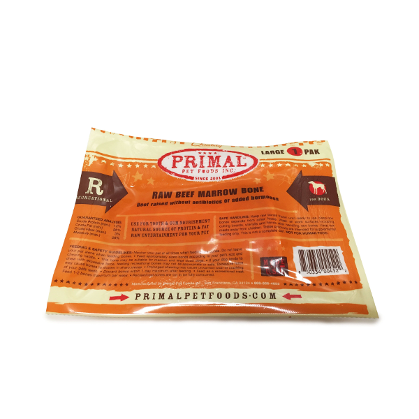 Primal Raw Frozen Beef Bone Large - Mutts & Co.