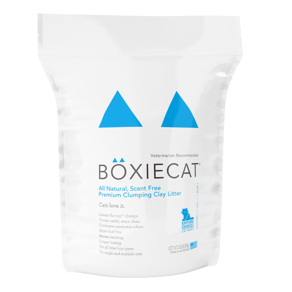 Boxiecat Scent Free Premium Clumping Clay Cat Litter - Mutts & Co.