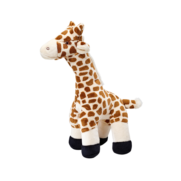 Fluff & Tuff Nelly Giraffe 13" Plush Dog Toy - Mutts & Co.