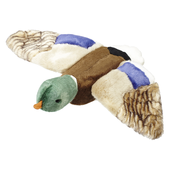 Fluff Tuff Wally Mallard 13 Plush Dog Toy