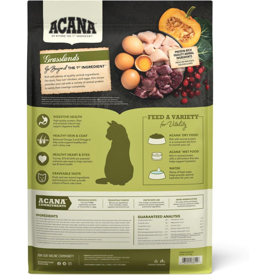 Acana Grasslands Cat Food - Mutts & Co.