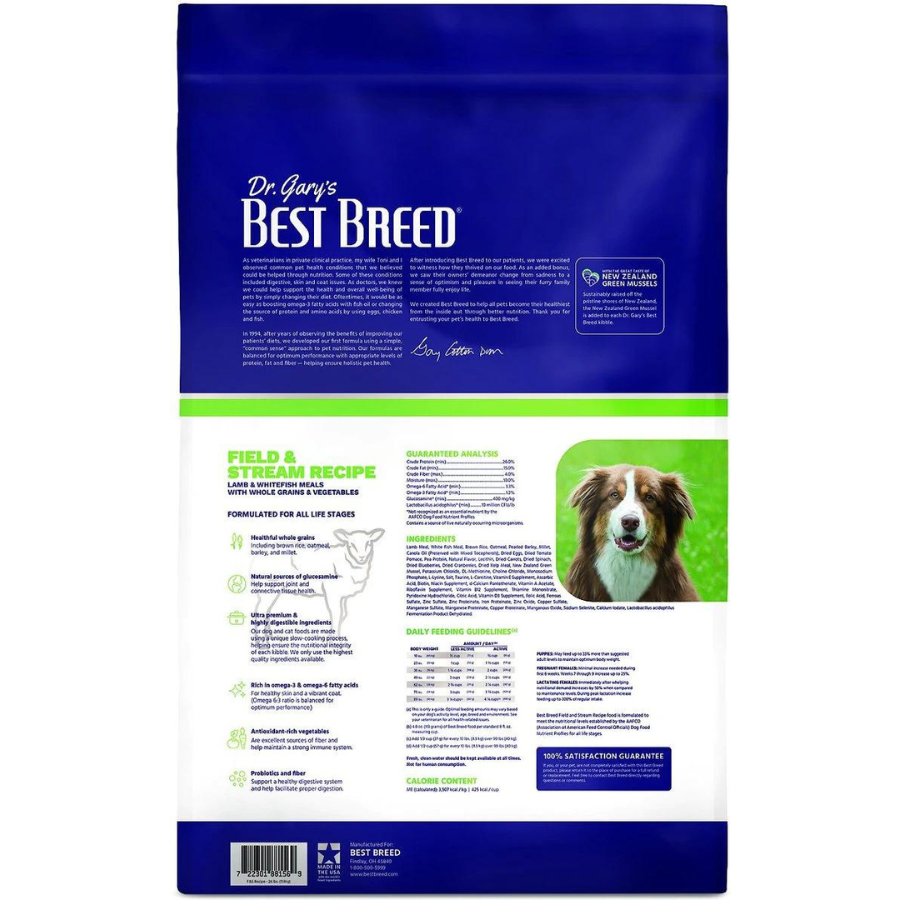 Dr. Gary's Best Breed Holistic Field & Stream Recipe Dry Dog Food - Mutts & Co.