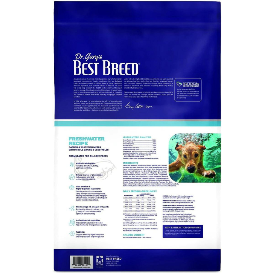 Dr. Gary's Best Breed Holistic Freshwater Formula Dry Dog Food - Mutts & Co.