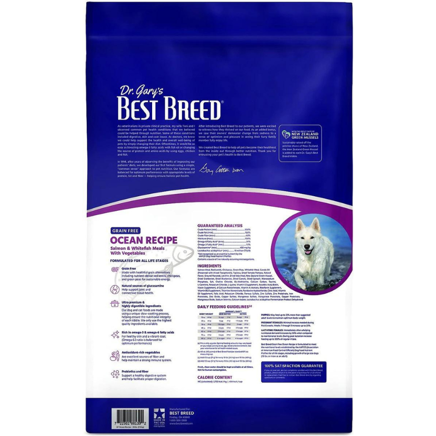 Dr. Gary's Best Breed Holistic Grain-Free Ocean Recipe Dry Dog Food - Mutts & Co.