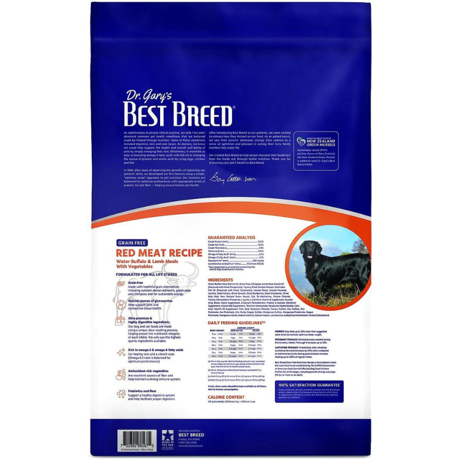 Dr. Gary's Best Breed Holistic Grain-Free Red Meat Recipe Dry Dog Food - Mutts & Co.