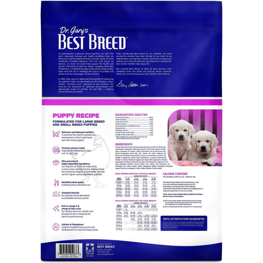 Dr. Gary's Best Breed Holistic Puppy Diet Dry Dog Food - Mutts & Co.
