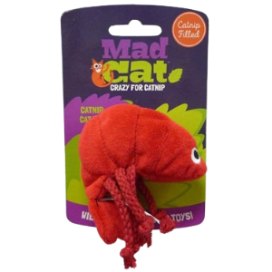 R2P Pet Mad Cat Pouncin' Prawn Catnip Cat Toy - Mutts & Co.