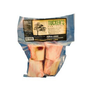 Tucker's Raw Frozen Bison Bone 2" Dog Treat, 4 pack - Mutts & Co.