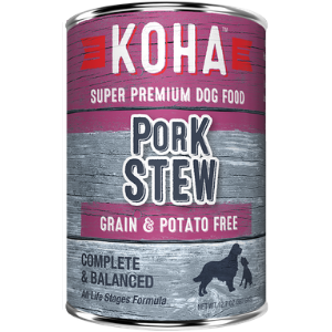 Koha Pork Stew Grain-Free Canned Dog Food 12.7 oz - Mutts & Co.