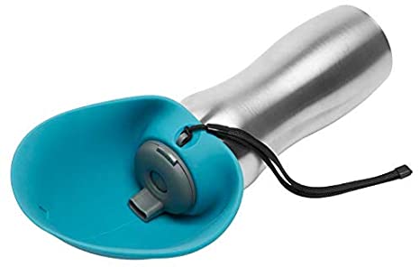 Messy Mutts Stainless Travel Water Bottle Bowl - Mutts & Co.