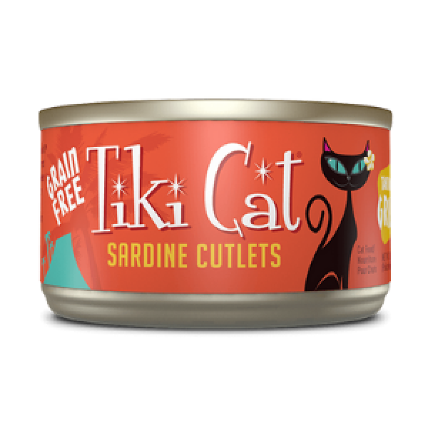 Tiki Cat Tahitian Grill Sardine Cutlets Canned Cat Food - Mutts & Co.