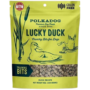 Polka Dog Lucky Duck Training Dog Treats 8oz - Mutts & Co.
