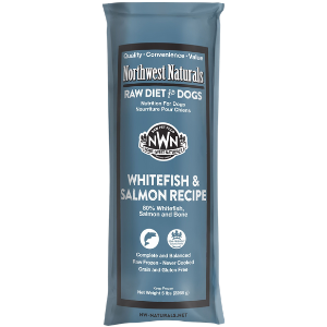 Northwest Naturals Raw Frozen Whitefish & Salmon Chub Dog Food 5 lb - Mutts & Co.