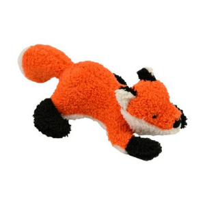 Stuffless Fox Squeaker Dog Toy