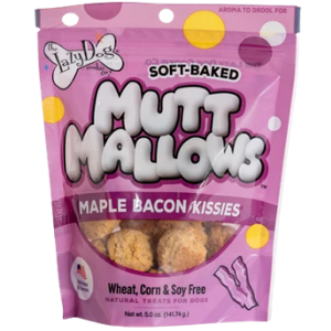 The Lazy Dog Cookie Company Maple Bacon Kisses Mutt Mallows Treats, 5 oz - Mutts & Co.