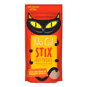 Tiki Cat Stix Salmon Mousse Grain-Free Cat Treats, 3 oz - Mutts & Co.