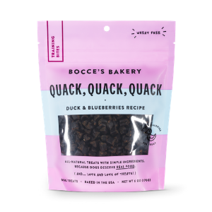 Bocce's Bakery Quack, Quack, Quack Training Bites, 6 oz - Mutts & Co.