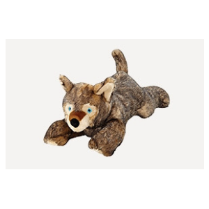 Fluff & Tuff Lobo Wolf Pup 20" Plush Dog Toy - Mutts & Co.