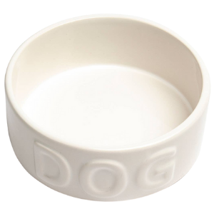 Park Life Designs Classic Dog Bowl White - Mutts & Co.