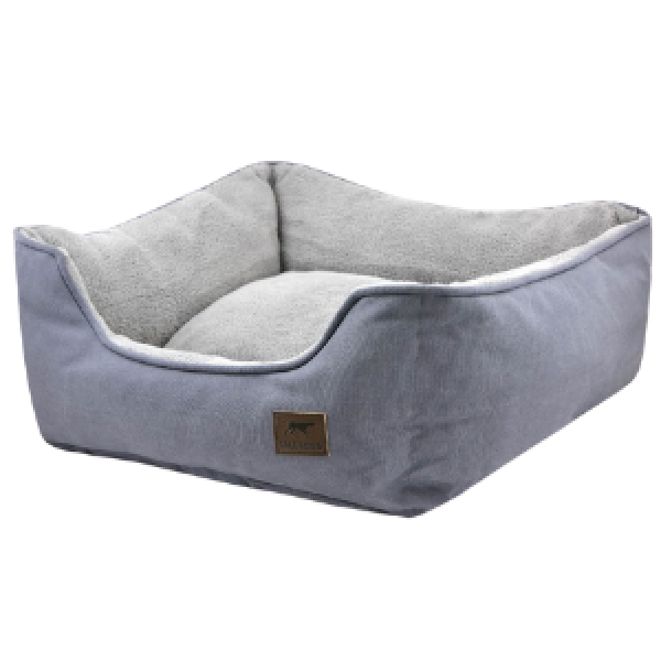 Tall Tails Dream Chaser Bolster Bed Charcoal - Mutts & Co.