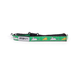 The Worthy Dog Mouse & Cheese Cat Collar - Mutts & Co.