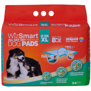 WizSmart Dog Pads XL Super Absorbent 24 CT - Mutts & Co.