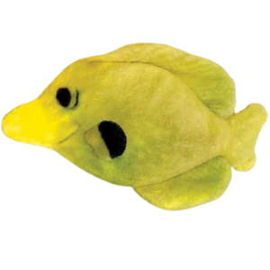 Kittybelles Yellow Tang Plush Cat Toy - Mutts & Co.