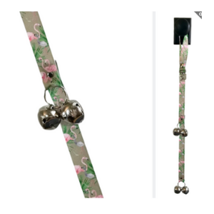Poochie Pets PoochieBells® Dog Doorbells Creatures Flamingos - Mutts & Co.