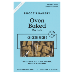 Bocce's Bakery Basic Chicken Biscuits Wheat Free Dog Treats 14 oz - Mutts & Co.