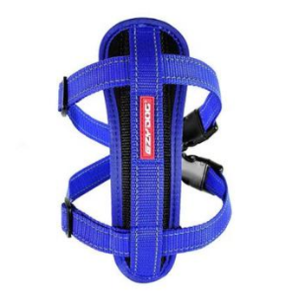 EzyDog Chest Plate Dog Harness Blue - Mutts & Co.