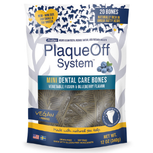 ProDen PlaqueOff Mini Dental Bones Vegetable Fusion & Blueberry, 12 oz - Mutts & Co.
