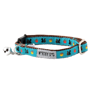 The Worthy Dog Squirrelly Cat Collar - Mutts & Co.