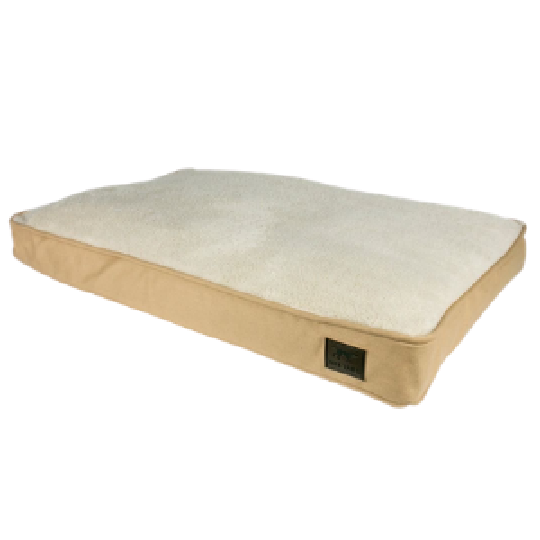 Tall Tails Dream Chaser Cushion Bed Khaki - Mutts & Co.