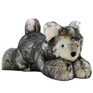 Fluff & Tuff Blanca Wolf 11" Plush Dog Toy - Mutts & Co.