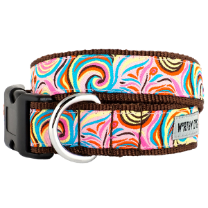 The Worthy Dog Swirly Dog Collar - Mutts & Co.