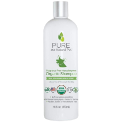 Pure and Natural Pet Hypo-Allergenic Fragrance Free Shampoo for Dogs 16oz - Mutts & Co.