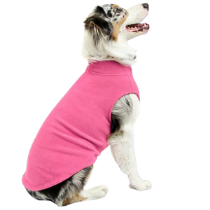 Gooby Stretch Fleece Vest Pink - Mutts & Co.