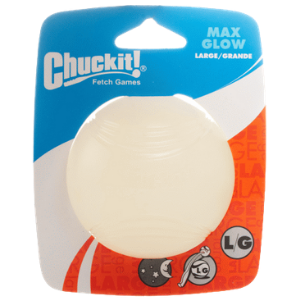 Chuckit max glow clearance ball small