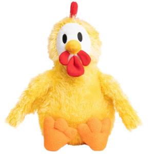 Soft chicken dog deals toy