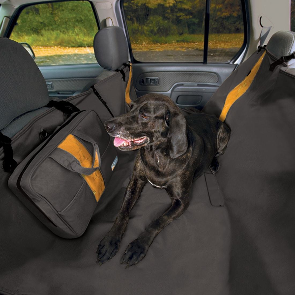 Kurgo Wander Hammock Car Seat Cover Black - Mutts & Co.