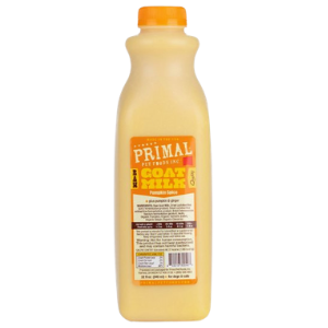 Primal Frozen Raw Goat's Milk Pumpkin Spice 32 oz - Mutts & Co.