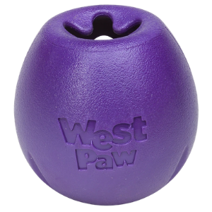 West Paw Design Rumbl Dog Toy Eggplant - Mutts & Co.