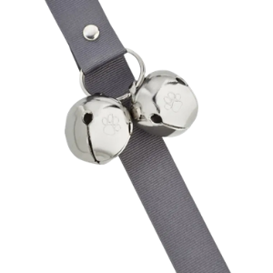 Poochie Pets PoochieBells® Dog Doorbells Solid Color Classic Pewter Gray - Mutts & Co.