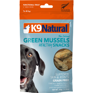 K9 Natural Freeze-Dried New Zealand Green Lipped Mussel Dog Treats 1.7oz - Mutts & Co.