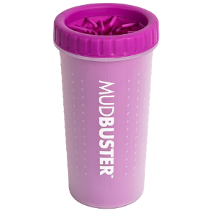 Dexas Popware for Pets Mudbuster Portable Dog Paw Cleaner Fuchsia - Mutts & Co.